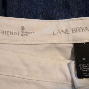 Lane Bryant distressed capris